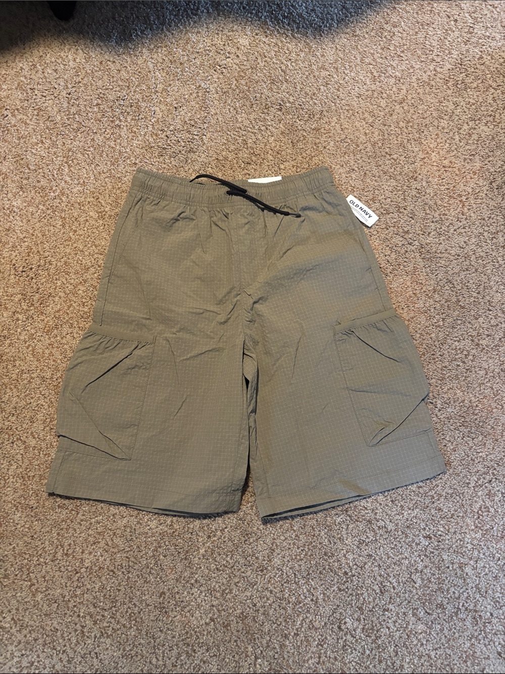 Old Navy Boys Oversized Cargo Drawstring Shorts